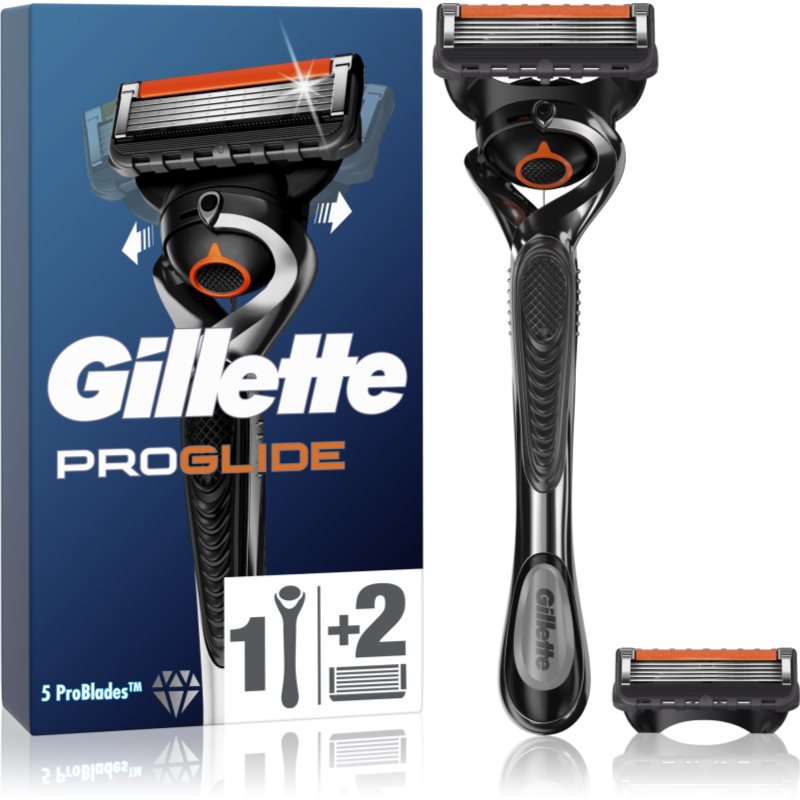 Gillette ProGlide razor + replacement heads 2 pc