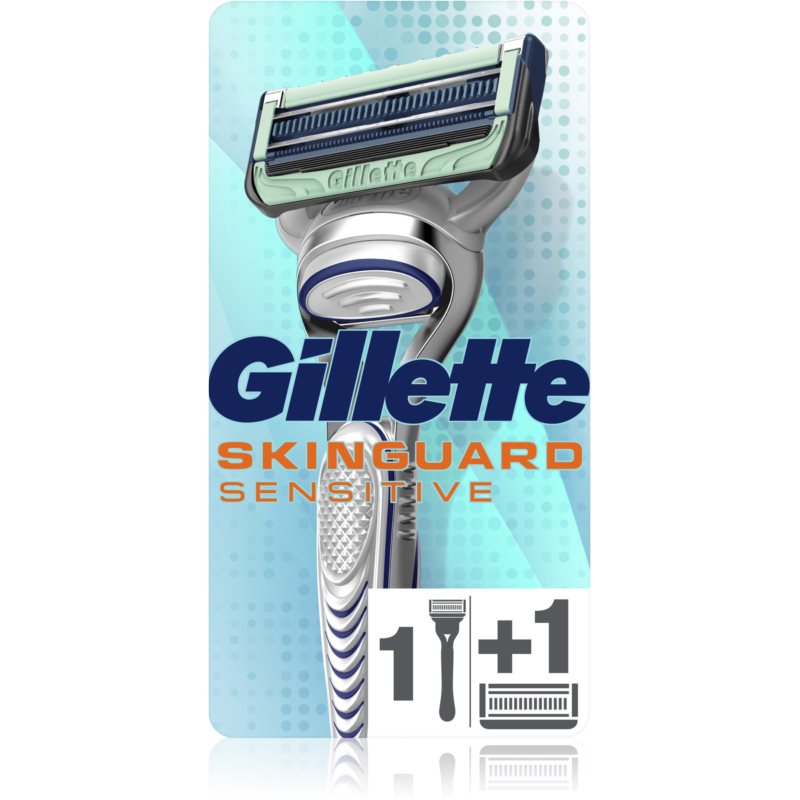 Gillette Skinguard Sensitive aparat de ras pentru piele sensibila rezerva lama 2 pc 1 buc