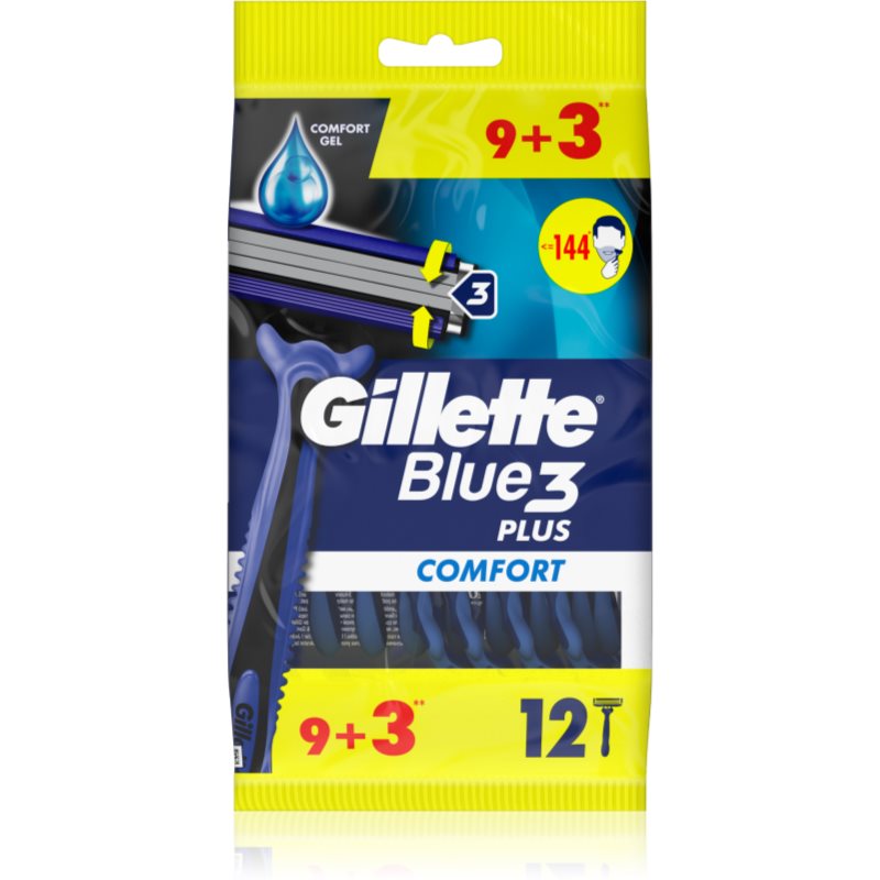 Gillette Blue 3 aparat de ras de unică folosință 12 buc