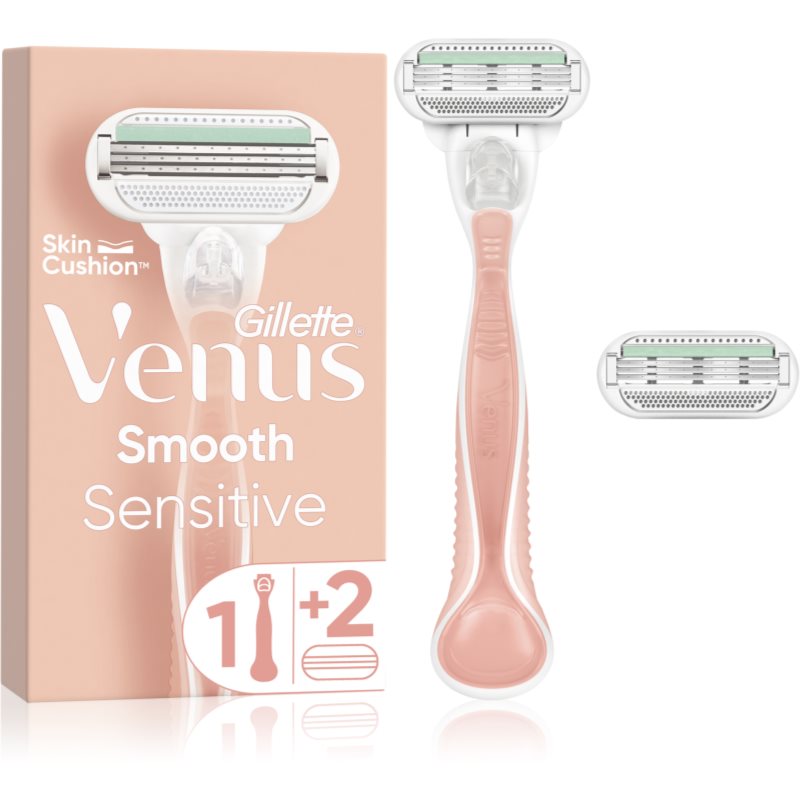 Gillette Venus Sensitive Smooth Aparat de ras + 2 capete de schimb