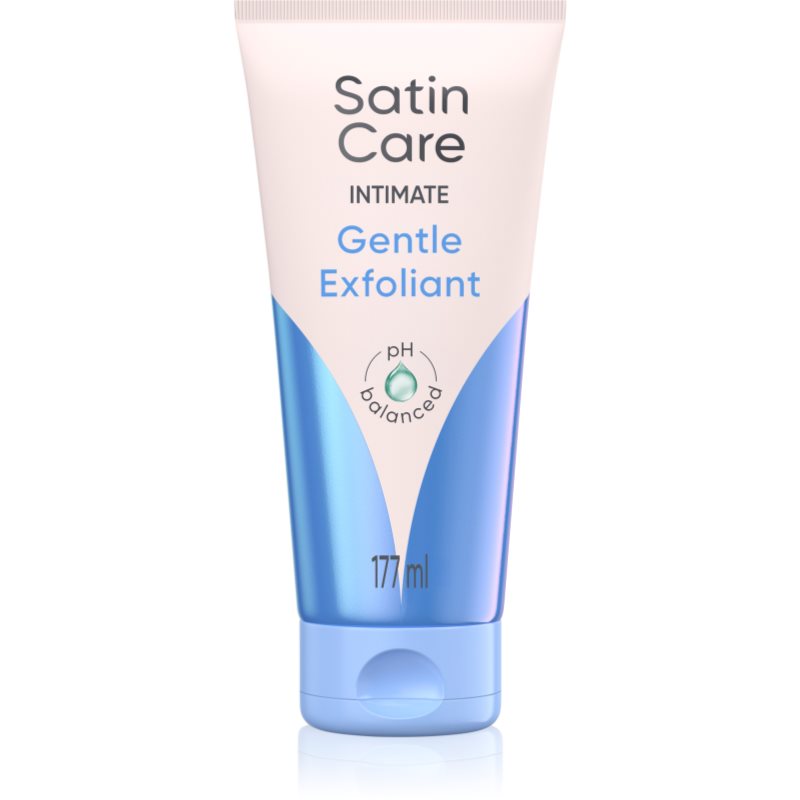 Gillette Satin Care Intimate crema delicata pentru exfoliere pentru ajustarea liniei bikinilor 177 ml