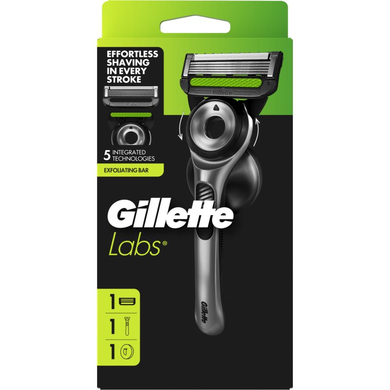 Gillette Labs aparat de ras cu suport pentru duș 3 buc