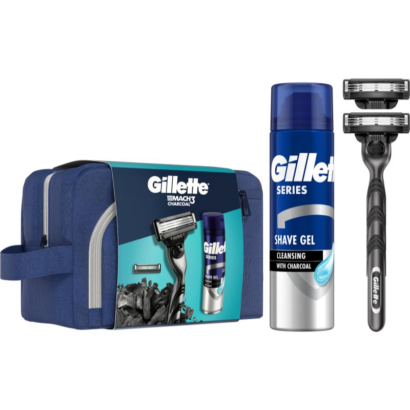 Gillette Mach3 Charcoal set cadou pentru barbati