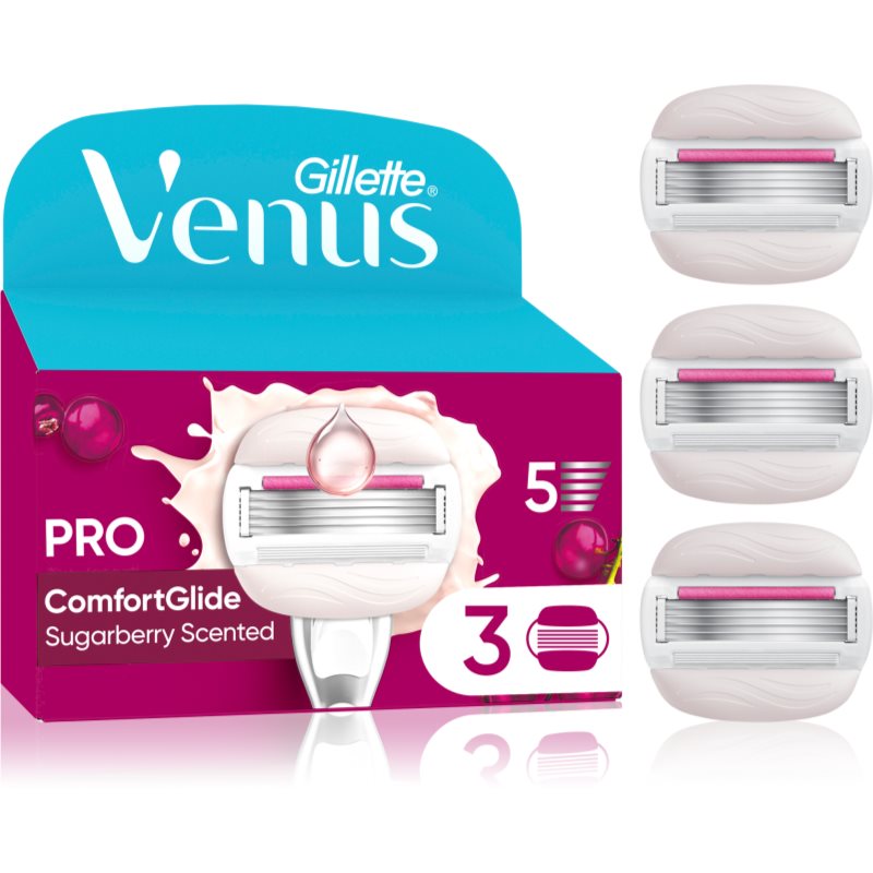 Gillette Venus Comfortglide Sugarberry Miami rezerva Lama 3 buc