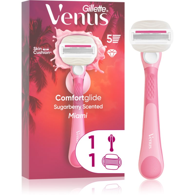 Gillette Venus Comfortglide Sugarberry Miami epilator pentru femei 1 buc