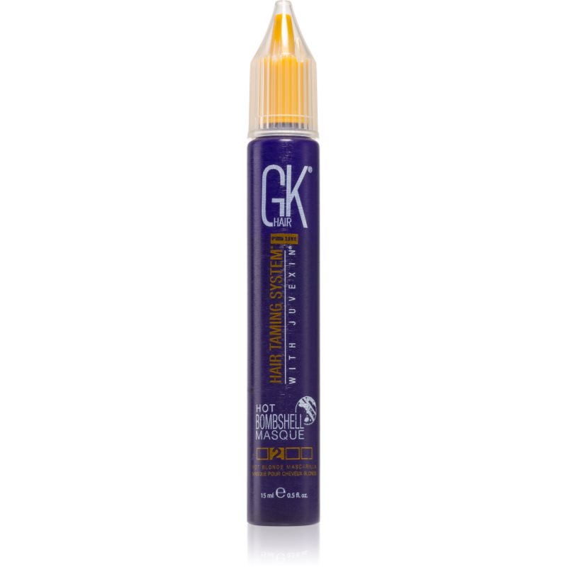 GK Hair Bombshell Hot Masque masca tratament intensiv pentru par blond 15 ml