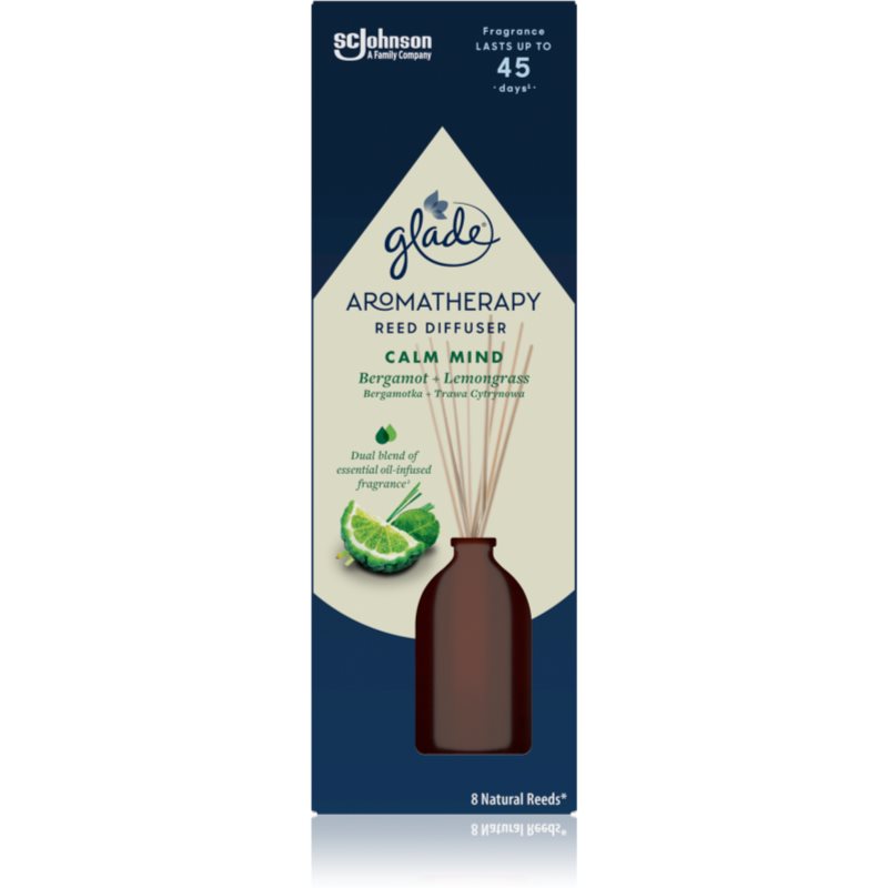 GLADE Aromatherapy Calm Mind aroma difuzor cu rezervã Bergamot + Lemongrass 80 ml