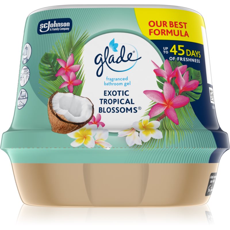 GLADE Exotic Tropical Blossoms gel parfumat pentru baie 180 g
