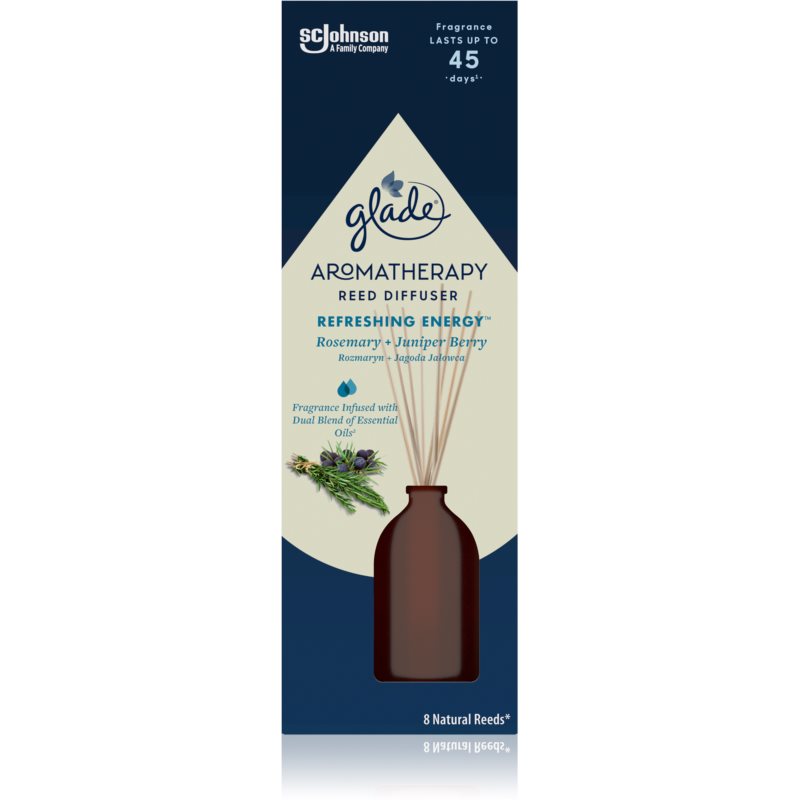 GLADE Aromatherapy Refreshing Energy aroma difuzor cu rezervã Rosemary + Juniper Berry 80 ml
