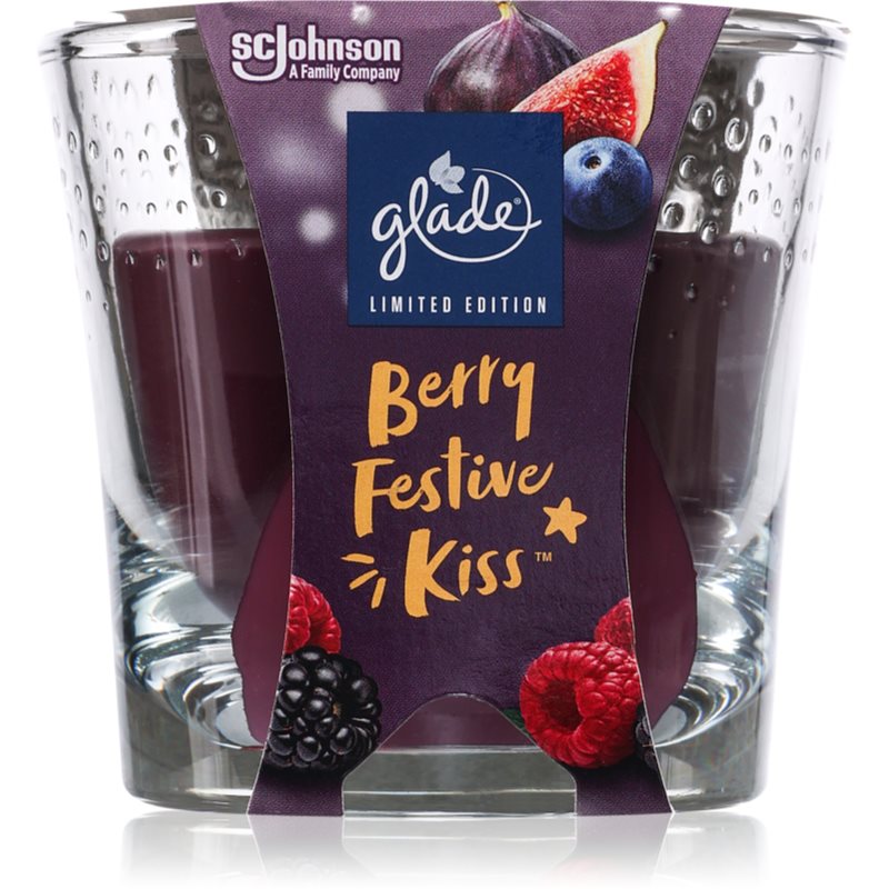 GLADE Berry Festive Kiss lumânare parfumată 112 g