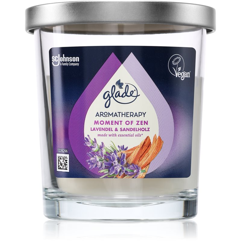 GLADE Aromatherapy Moment of Zen lumânare parfumată 170 g