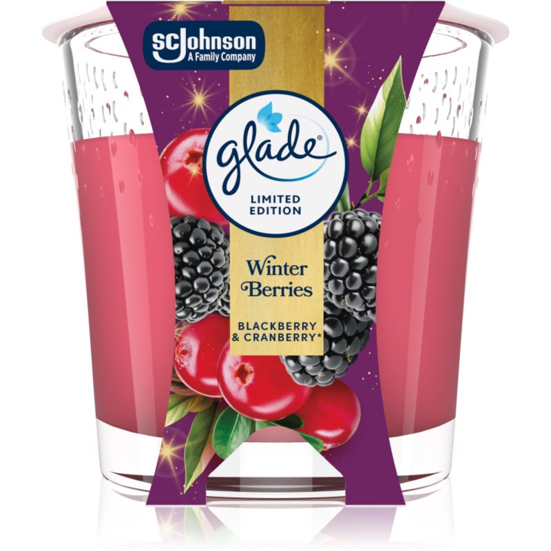 GLADE Winter Berries lumânare parfumată 112 g