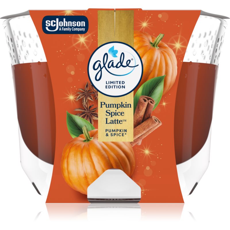 GLADE Pumpkin Spice Latté lumânare parfumată 204 g