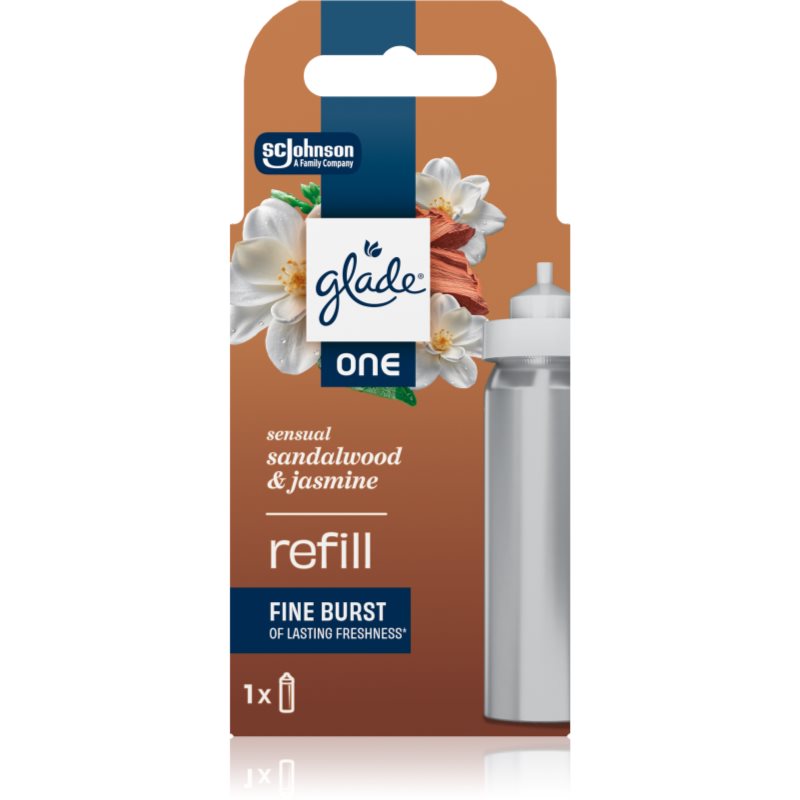GLADE ONE Sensual Sandalwood & Jasmine rezervă de reumplere pentru odorizantul de aer 10 ml