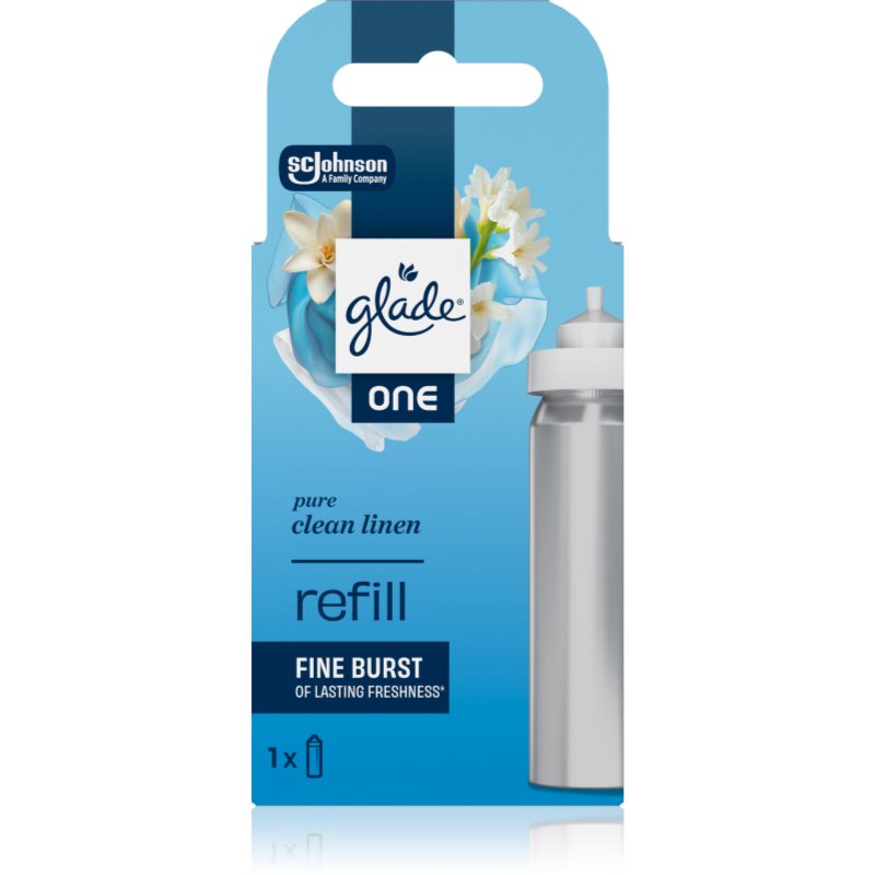 GLADE ONE Pure Clean Linen rezervă de reumplere pentru odorizantul de aer 10 ml