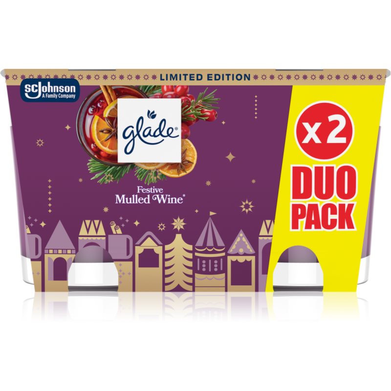 GLADE Festive Mulled Wine set cadou 2x112 g