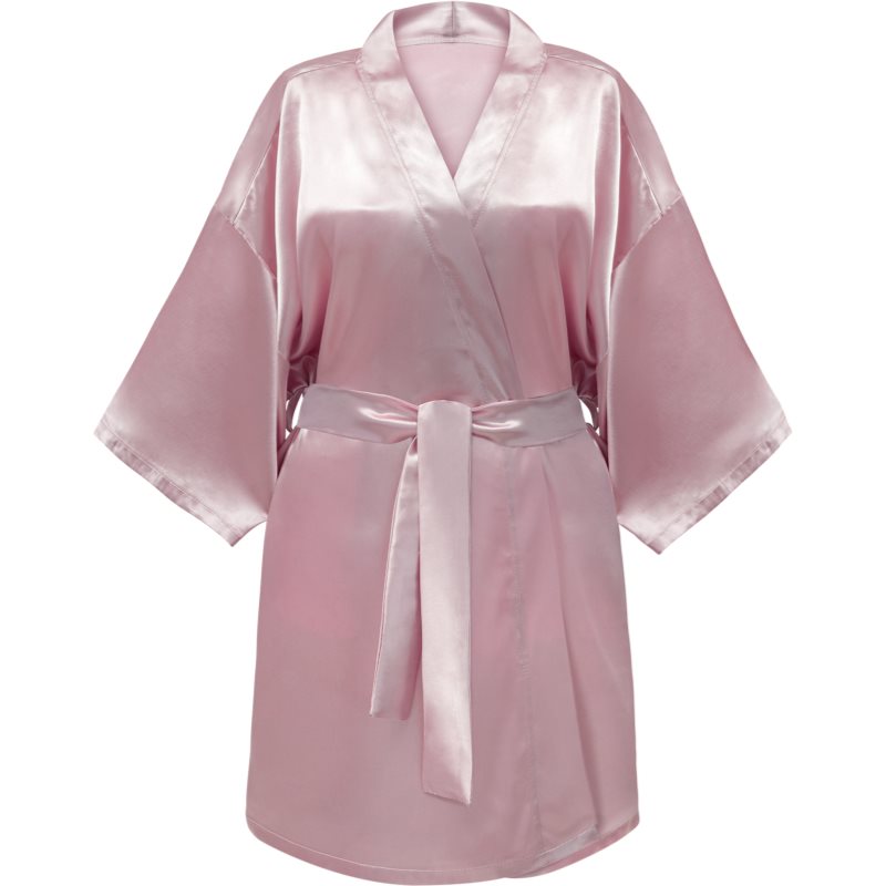 GLOV Bathrobes Kimono-style nuci pentru femei satin Pink 1 buc