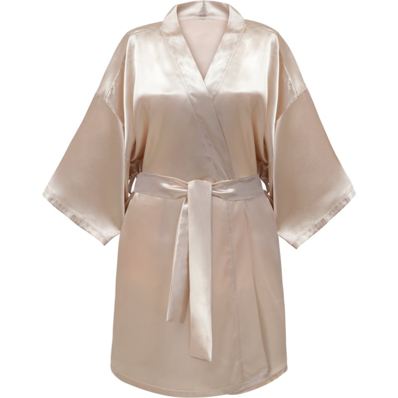 GLOV Bathrobes Kimono-style nuci pentru femei satin Sparkling Wine 1 buc