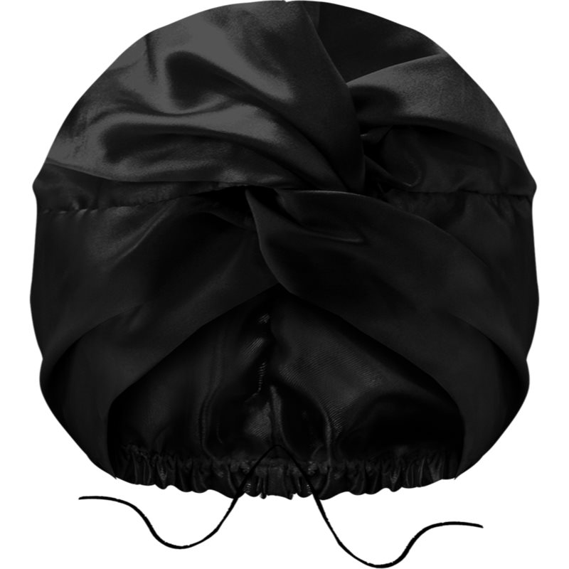 GLOV Double Layer Satin Bonnet turban de satin Black 1 buc