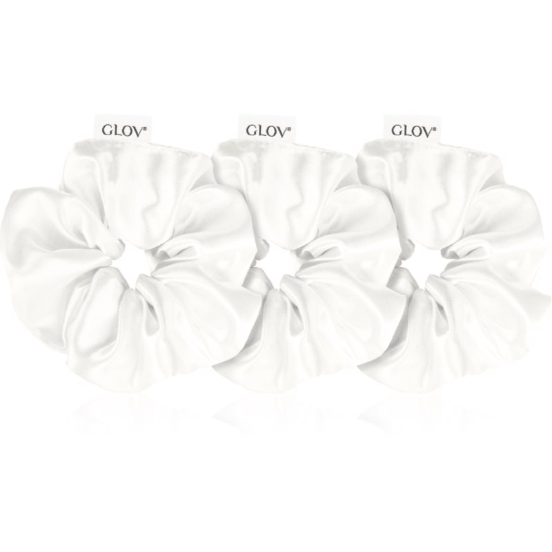 GLOV Satin Scrunchies S/M/L Elastice pentru par Beige 3 buc