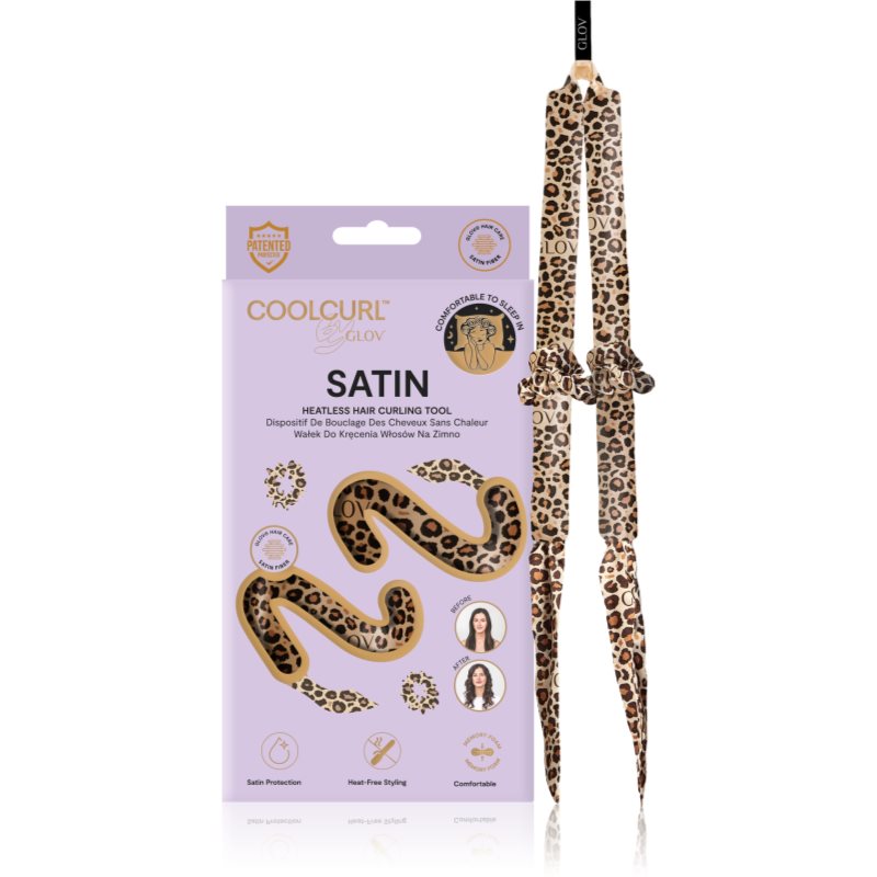 GLOV CoolCurl Satin Cheetah set pentru ondularea părului 1 buc