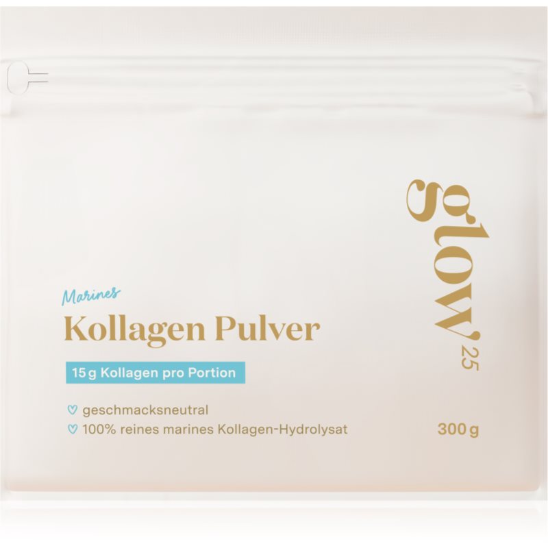 Glow25 Marine Kollagen Pulver Pulver mit Kollagen 300 g