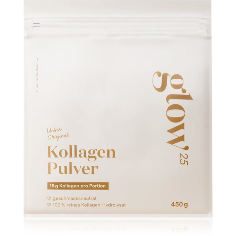 Glow25 Kollagen Pulver Pulver mit Kollagen 450 g
