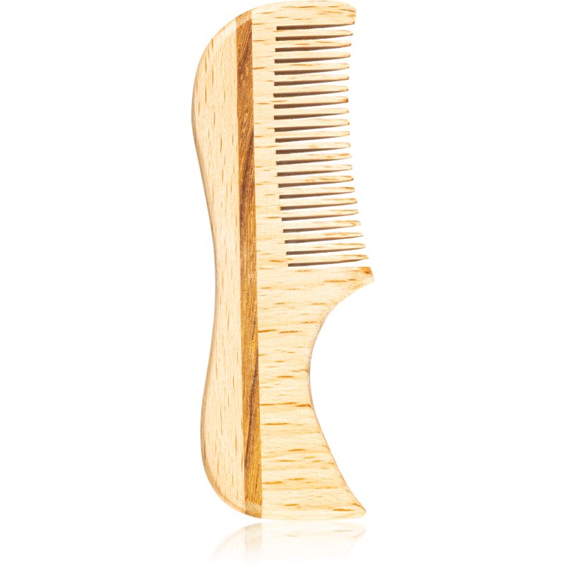 Golden Beards Eco Moustache Comb 7,5 cm pieptene din lemn pentru barba 7,5 cm