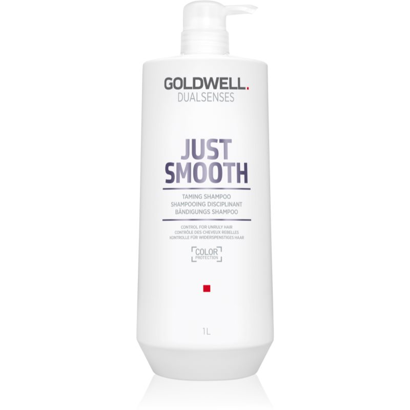 Goldwell Dualsenses Just Smooth sampon pentru indreptarea parului pentru par indisciplinat 1000 ml