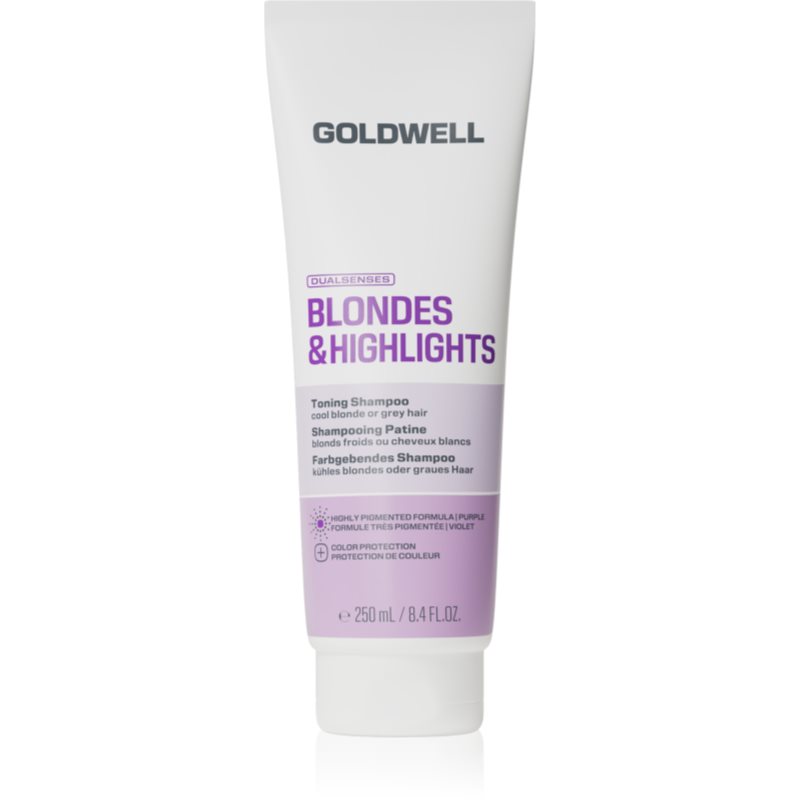 Goldwell Dualsenses Blondes & Highlights Toning Shampoo sampon tonifiant cu violete 250 ml