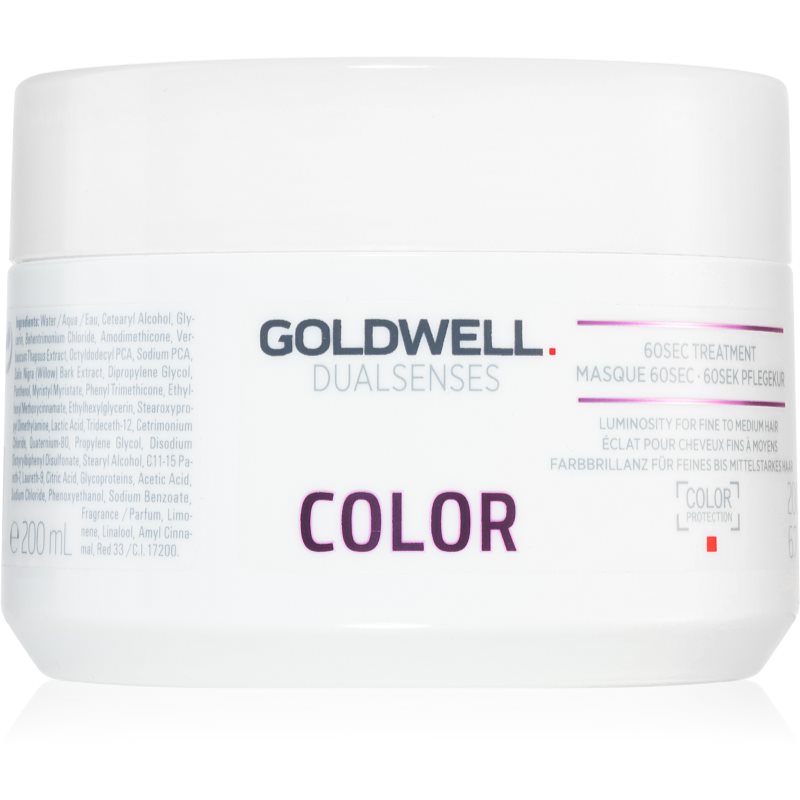 Goldwell Dualsenses Color mască de regenerare pentru păr normal, fin și vopsit 200 ml