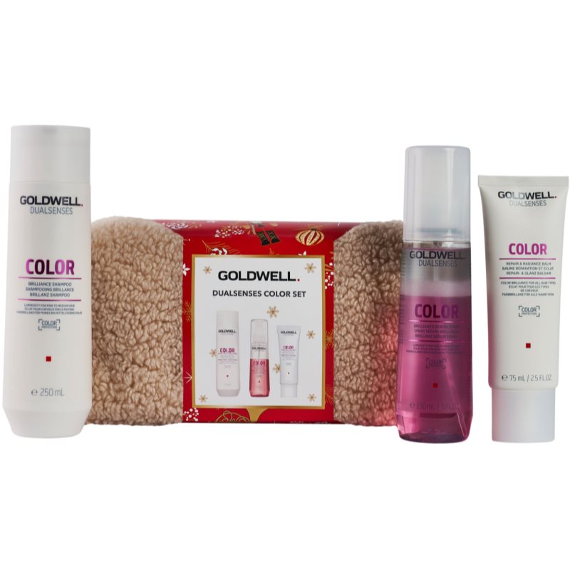 Goldwell Dualsenses Color set cadou pentru păr vopsit pentru femei 3 buc