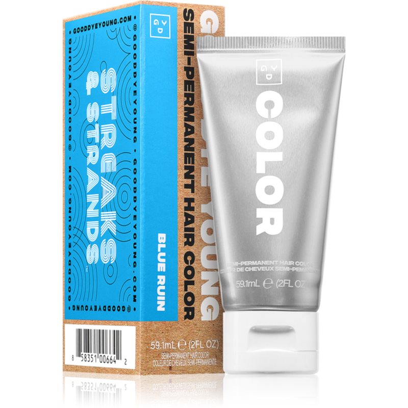 Good Dye Young Semi-Permanent Hair Colour vopsea de par semi-permanenta culoare Blue Ruin 59,1 ml