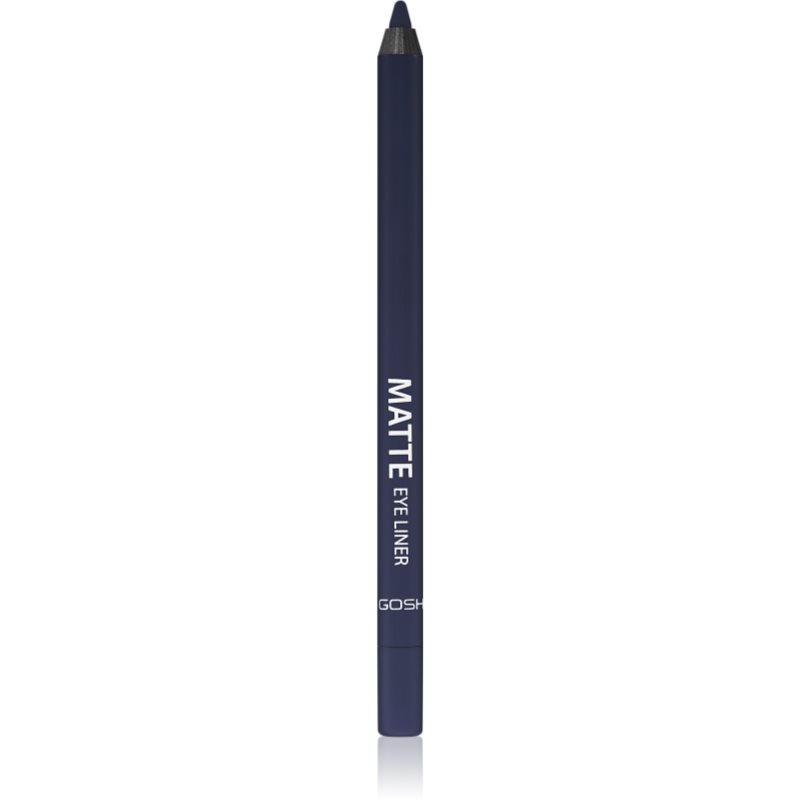 Gosh Matte eyeliner khol cu efect matifiant culoare 009 Midnight Blue 1.2 g