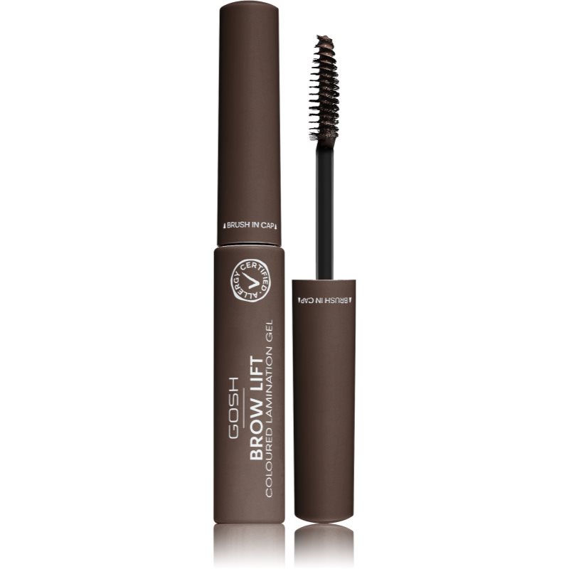 Gosh Brow Lift gel pentru sprâncene culoare 002 Dark Brown 6 ml