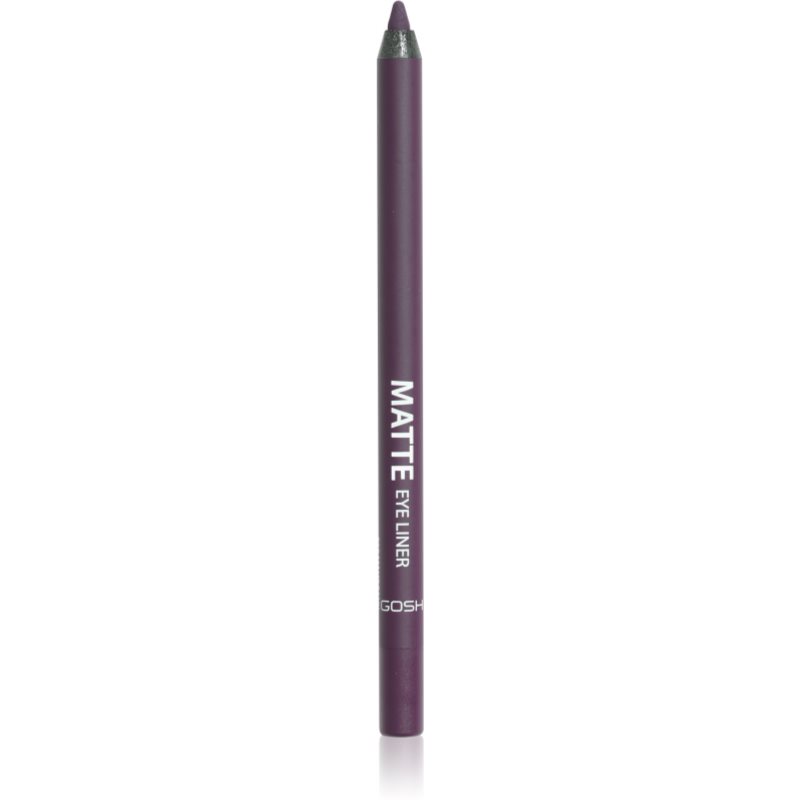 Gosh Matte eyeliner khol cu efect matifiant culoare 019 Dusty Violet 1.2 g