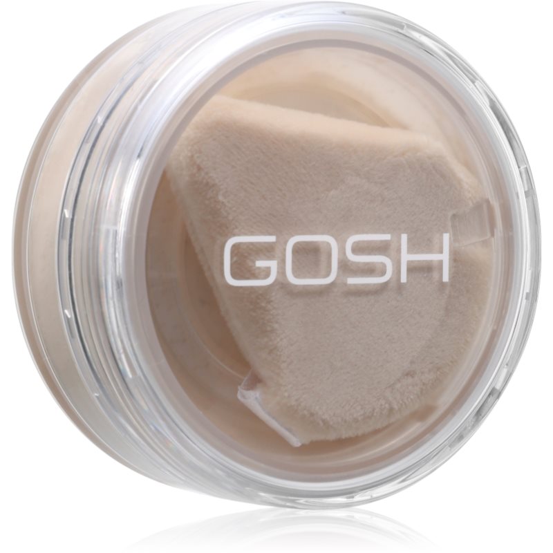 GOSH COPENHAGEN Bake N Set pudra culoare 002 Soft Yellow 15 g