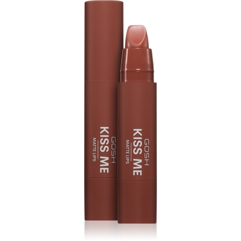 GOSH COPENHAGEN Kiss Me Matte Lips ruj crema cu efect matifiant culoare 002 Sweet Kiss 3 g