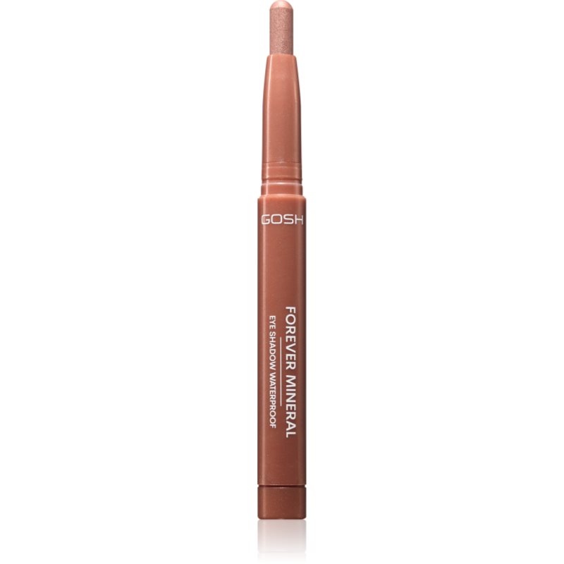 Gosh Forever Mineral Shimmer umbre de pleoape cu sclipici in creion culoare 005 Nougat 1.4 g