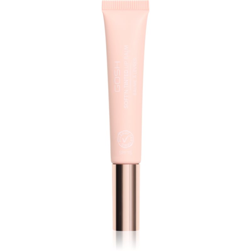 Gosh Soft`n Tinted balsam de buze tonifiant SPF 15 culoare 009 Sunny Melon 8 ml