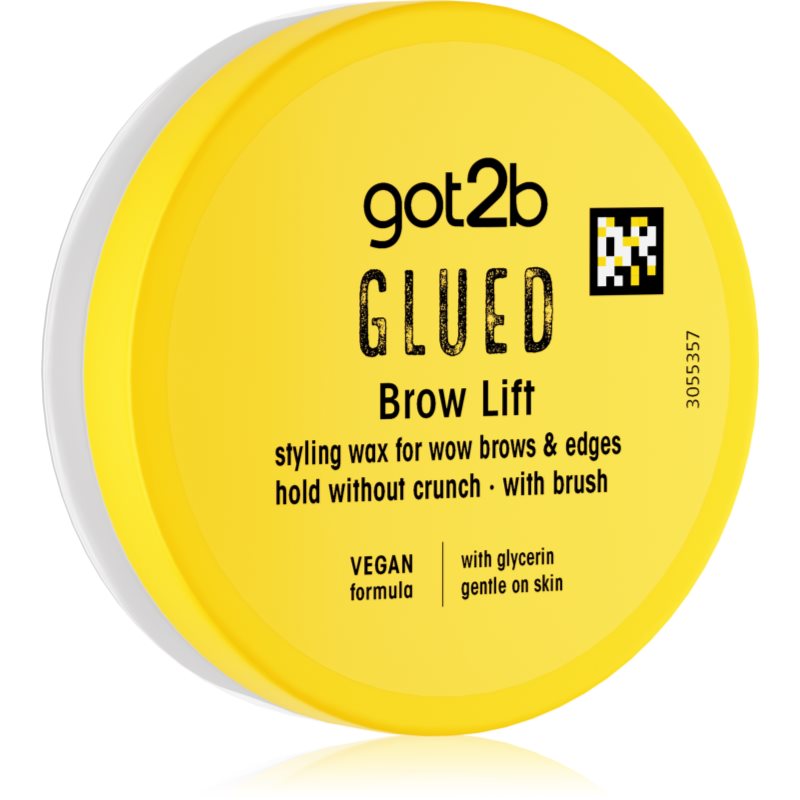 got2b Glued Brow Lift ceară de fixare pentru sprâncene cu pensula 12 ml