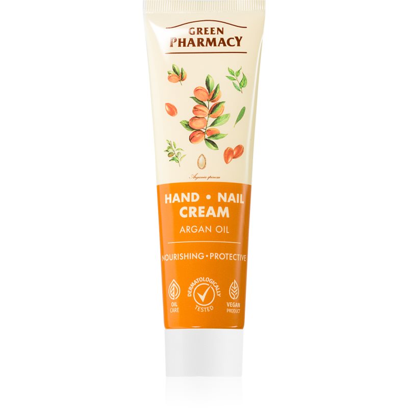Green Pharmacy Argan Hand Cream Crema nutritiva si protectie pentru maini si unghii 100 ml