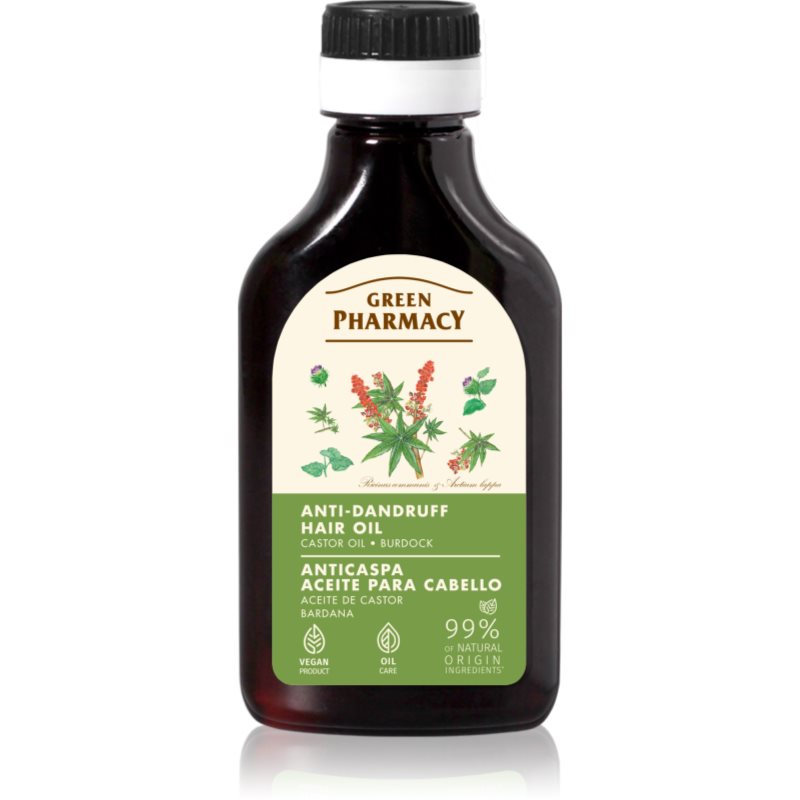 Green Pharmacy Burdock Oil Hair Oil ulei de ingrijire anti matreata 100 ml