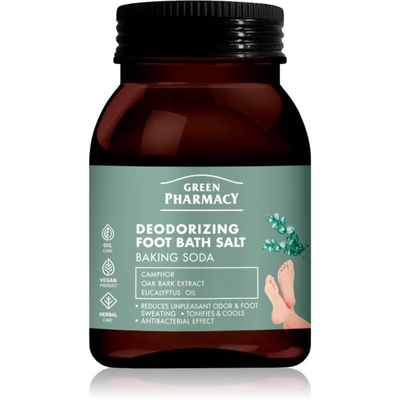 Green Pharmacy Foot Care Deodorizing Foot Bath Salt sare de baie pentru picioare 400 g