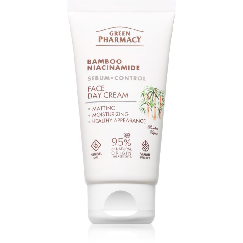 Green Pharmacy Bamboo & Niacinamide Day Face Cream crema de fata zi 50 ml