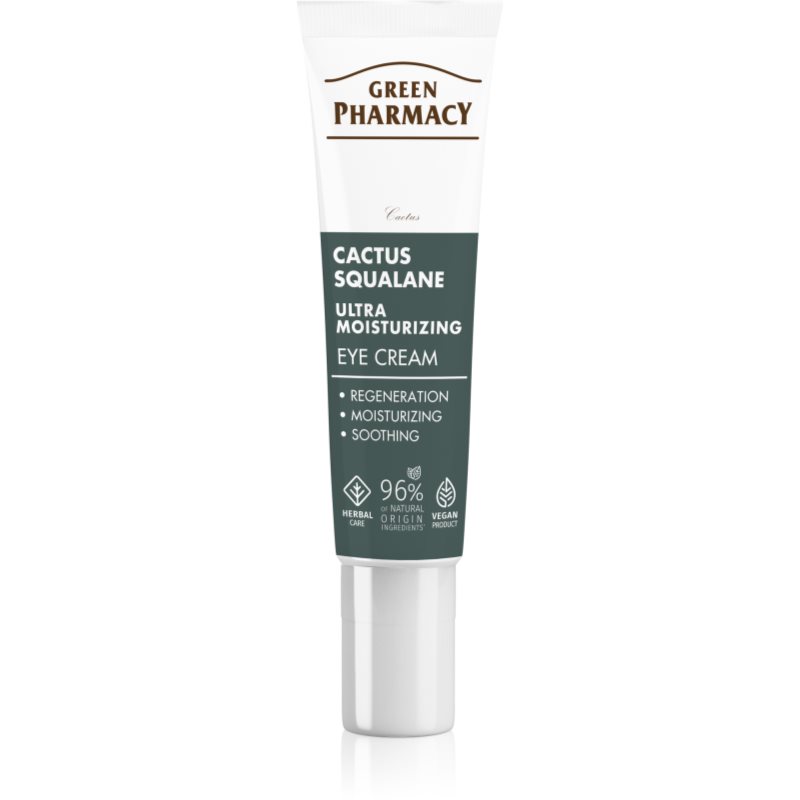 Green Pharmacy Cactus & Squalane Eye Cream hidratare și strălucire pentru pleoape și pungile de sub ochi 15 ml Green Pharmacy Cactus & Squalane Eye Cream hidratare și strălucire pentru pleoape și pungile de sub ochi 15 ml