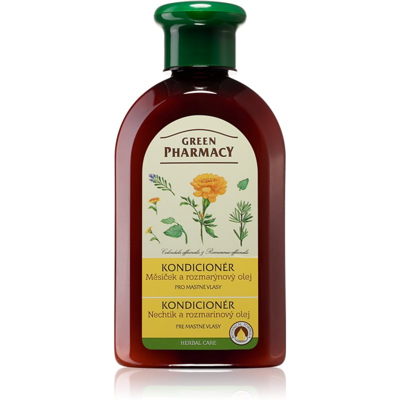 Green Pharmacy Calendula Hair Balm balsam pentru îngrijirea părului pentru par normal spre gras 300 ml