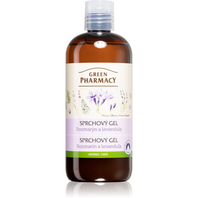 Green Pharmacy Rosemary & Lavender Shower Gel gel calmant pentru dus 500 ml