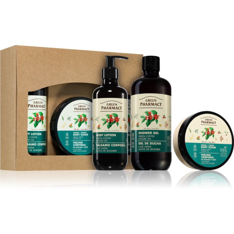 Green Pharmacy Green coffee & Ginger Oil SET set cadou