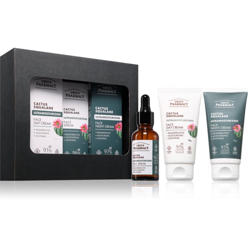Green Pharmacy Cactus &amp; Squalane Set set cadou pentru hidratare si fermitate
